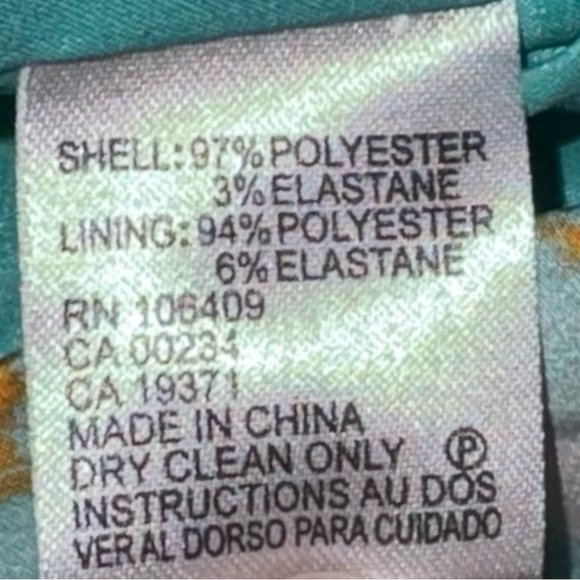 Tahari ASL NWT Nordstrom Size 14P Pink Blue & Orange Spring Office Midi Dress - Picture 7 of 10